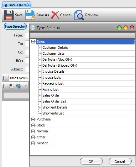 Email Template Types Email Template Types