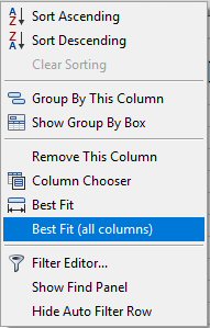 List Views: Sub-Menu List Views: Sub-Menu