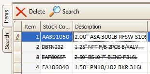 Purchase Order: Remove Items Purchase Order: Remove Items